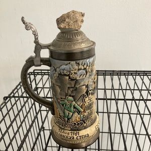 PRICE REDUCTION WesterWald Team Vintage Beer Stein With Stone